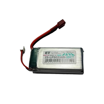 Аккумулятор ET 2S-LP903565-20CT Li-Pol, 7.4В, 1800мАч (1/100)