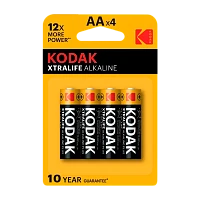 Батарейка Kodak XTRALIFE LR6 AA BL4 Alkaline 1.5V (4/80/400/17600)