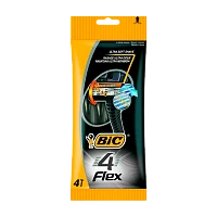 Бритва одноразовая BIC "Flex 4" 4 лезвия 4шт. (1/10)