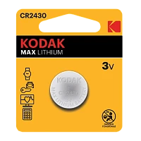 Батарейка Kodak MAX CR2430 BL1 Lithium 3V (1/60/240/42000)
