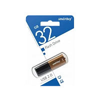 Флеш-накопитель Smartbuy X-Cut 32GB USB2.0 пластик коричневый 