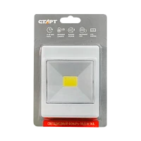 Светильник пушлайт Старт PL-1LED-COB 1LED+COB липучка белый (10/100)