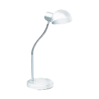 Светильник настольный Camelion KD-306 40W 220V E27 на основании белый (1/12)