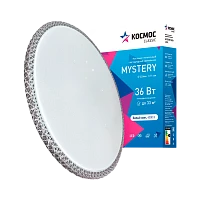 Светильник настенно-потолочный Космос MYSTERY Classic 36W 230V LED накладной серебряный (1/20)