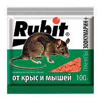 Гранулы Рубит Зоокумарин+ сыр 100г (1/50)