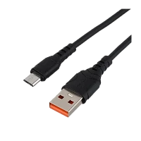 Кабель GoPower GP06M USB (m)-microUSB (m) 1м 2.4A ПВХ черный (1/200/800)
