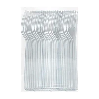 Вилка AVIORA прозрачная, премиум, 50 шт/уп, полистирол (цена за штуку) (50/1500)