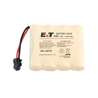Аккумулятор ET RC-4816VTB BL1 белый большой, 4.8V, 1600mAh, Ni-Cd