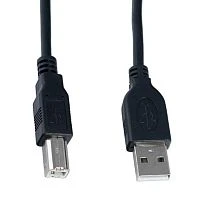 Кабель Perfeo USB2.0 (m)-USB B (m) 5м черный (1/20)