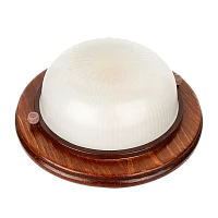 Светильник влагозащищенный Camelion 1302D 60W 230V E27 IP54 накладной орех (1/8)