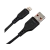 *Кабель GoPower GP01L USB (m)-Lightning (m) 1.0м 2.4A ПВХ черный (1/200/800) 