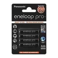 Аккумулятор предзаряженный RTU Panasonic HR03 AAA BL4 NI-MH eneloop pro 930mAh (4/48/80/576)