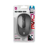 Мышь беспроводная Defender MM-285 Datum классическая USB черный (1/40)