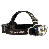 Фонарь налобный Космос KOC852Lit от аккумулятора (1/60)