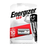Батарейка Energizer CR123A BL1 Lithium 3V (1/6/60)