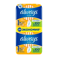 Прокладки женские гигиенические Always Ultra Light 20шт. (1/16)