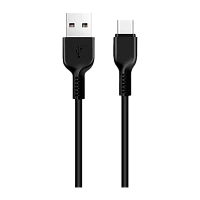 Кабель HOCO X20 USB (m)-Type-C (m) 2м 2.0A ПВХ черный (1/30/300)