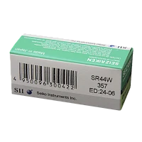 Батарейка SEIZAIKEN 357 (SR44W) Silver Oxide 1.55V (1/10/100/1000)