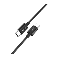 Кабель HOCO X23 Type-C (m)-Type-C (m) 1м 3.0A TPE черный (1/46/276)