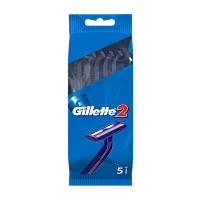 Бритва одноразовая Gillette 2 лезвия 5шт. (1/24)