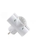 Разветвитель JAZZway AD-3G-R 3р.С/З 16A белый