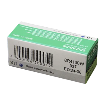 Батарейка SEIZAIKEN 337 (SR416SW) Silver Oxide 1.55V (1/10/100/1000)