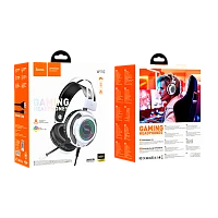 Наушники полноразмерные HOCO W110 с микр. белый (1/20)