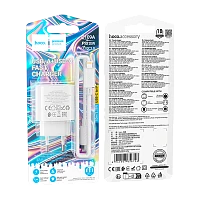 Сетевое З/У HOCO C109A 1USB+1Type-C 20W PD3.0 с кабелем Type-C/Type-C белый (1/27/162)