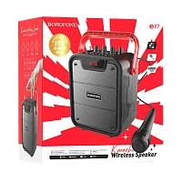 Портативная колонка Borofone BP7 bluetooth 5.0 microSD караоке черный (1/12)