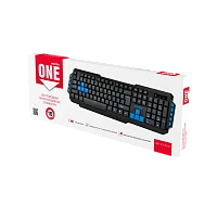 Клавиатура беспроводная Smartbuy 231 игровая USB мультимед. черный синий (1/20)