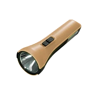 Фонарь туристический Космос 1013 1W COB от аккумулятора бежевый черный (1/24/144)