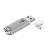 Флеш-накопитель Smartbuy V-Cut 16GB USB2.0 пластик серебряный