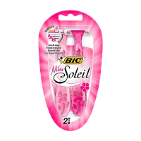 Бритва одноразовая BIC "Miss Soleil Pink" 3 лезвия 2шт. (1/10)