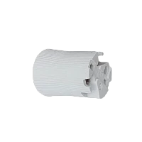 Патрон Прогресс Подвесной / В светильник E40 керамика белый (1/10/100)