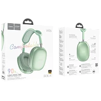 Наушники полноразмерные HOCO W55 bluetooth 5.4 с микр. зеленый (1/40)