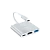 USB-Хаб HOCO HB14 1USB/Type-C/HDMI Type-C (m) USB3.0 серебряный (1/18/180)
