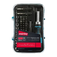 Отвертка Smartbuy ONE Tools с набором насадок 65 предметов CR-V (1/18)