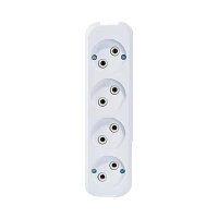 Колодка Makel 4р.Б/З белый MGP141 (1/20)