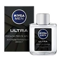 Лосьон Nivea Ultra после бритья антибакт. 100мл (1/24)