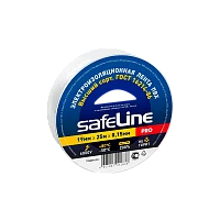 Изолента Safeline 19мм*25м ПВХ белый (10/160)