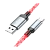 Кабель HOCO U112 USB (m)-Type-C (m) 1.0м 2.4A ПВХ серый (1/22/220)