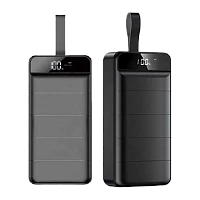 Внешний аккумулятор Remax RPP-185 50000mAh 2.1A 3USB/Lightning/Type-C черный (1/15)