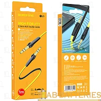 Кабель AUX Borofone BL6 Jack 3.5mm (m)-Jack 3.5mm (m) 1м TPE желтый (1/63/252)