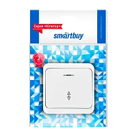 Выключатель Smartbuy "Юпитер" 1-клав.10A с индикатором проходной белый
