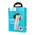 Переходник AUX HOCO LS21 Jack 3.5mm (f)-Lightning (m)/Lightning (f) пластик серебряный (1/30/300)