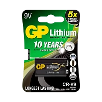 Батарейка GP Крона CR-V9 BL1 Lithium 9V (1/10/450) 