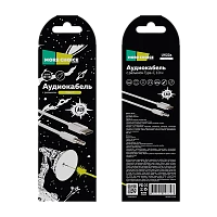 Кабель AUX MORE CHOICE UK22a Jack 3.5mm (m)-Type-C (m) 1м ПВХ белый 