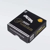 Лезвия Derby Premium половинки для шаветт 100шт в упаковке, цена за 1 лезвие (100)