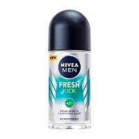 Дезодорант мужской Nivea FRESH KICK роликовый 50мл (1/30)