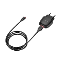 Сетевое З/У Borofone BA49A 1USB 2.1A черный (1/44/176)